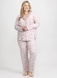 Ensemble de pyjama à noeuds en ruban