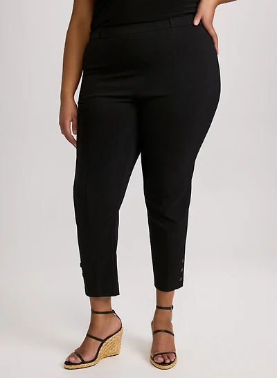 Pull-On Slim-Leg Pants
