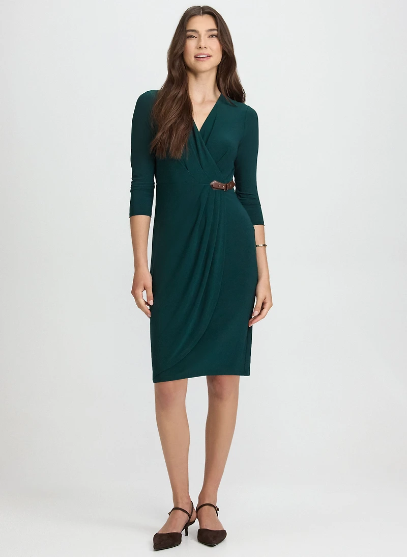Buckled Tab Detail Dress