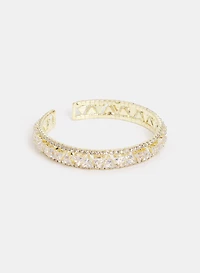 Crystal Detail Cuff Bracelet