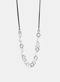 Collier à insertion de perle