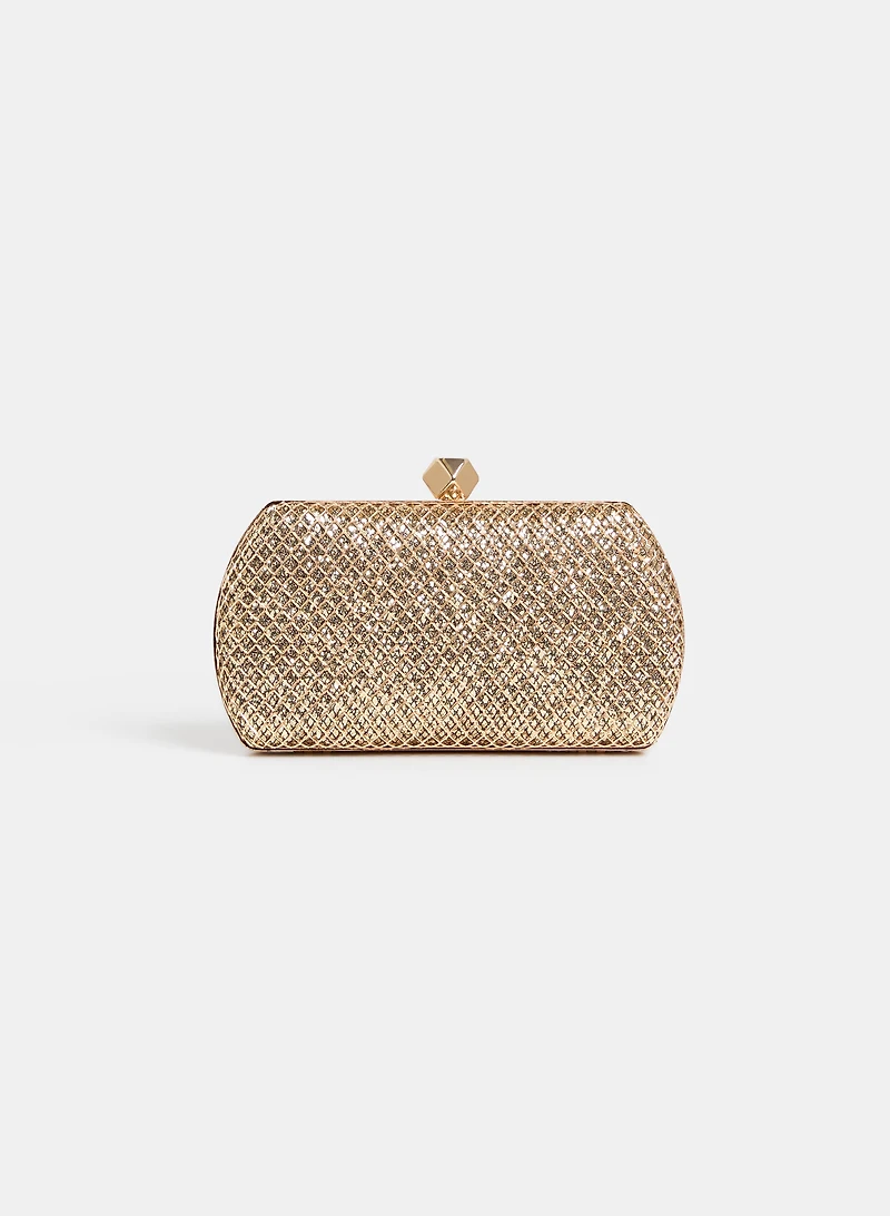 Glitter Rectangular Clutch