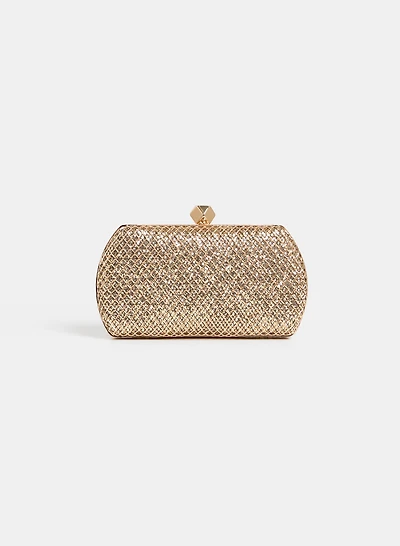 Glitter Rectangular Clutch