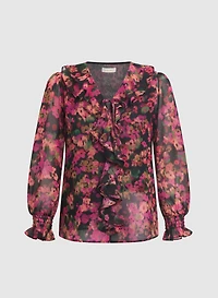 Floral Chiffon Blouse