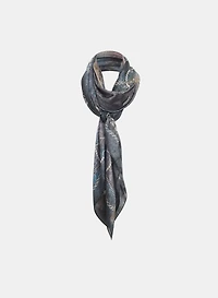 Mixed Paisley Print Scarf
