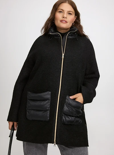 Boiled Wool Coat