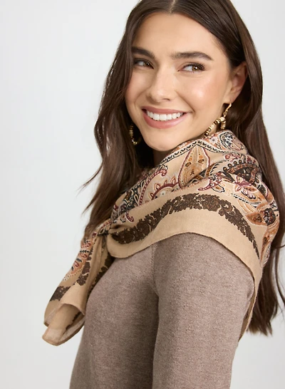 Foulard à motif paisley