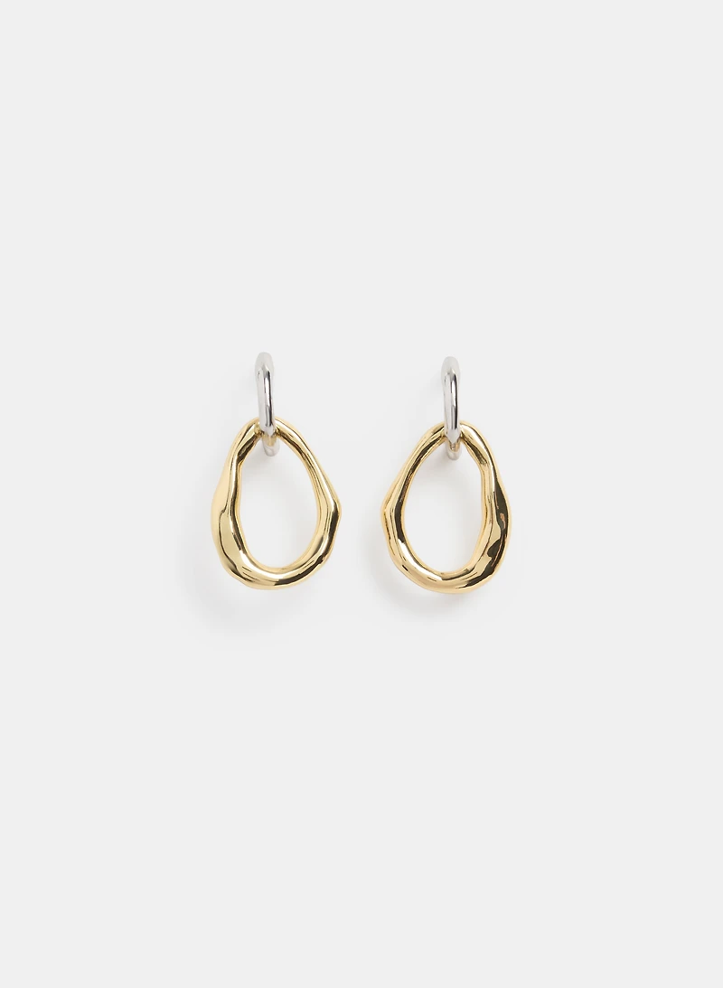 Two-Tone Earrings