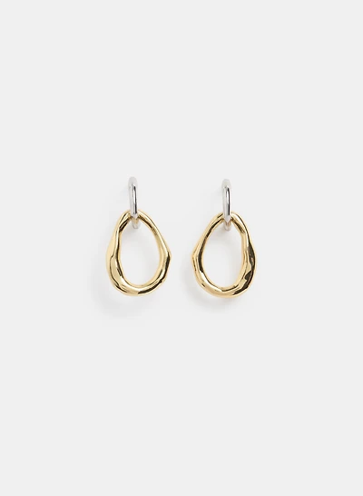 Two-Tone Earrings