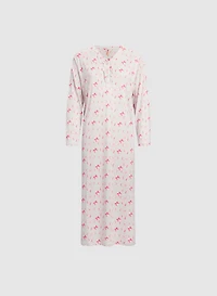 Chemise de nuit à motif rubans