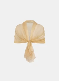 Metallic Organza Shawl