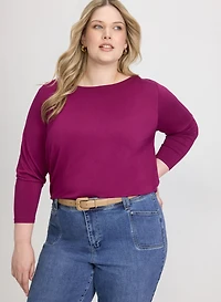 Boat Neck Top