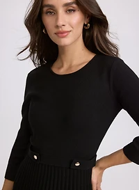 Fit & Flare Knit Dress