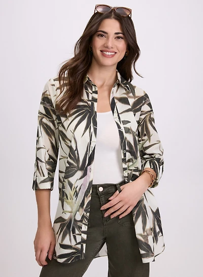 Leaf Print Blouse