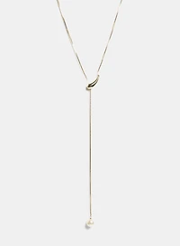 Collier en Y à perle