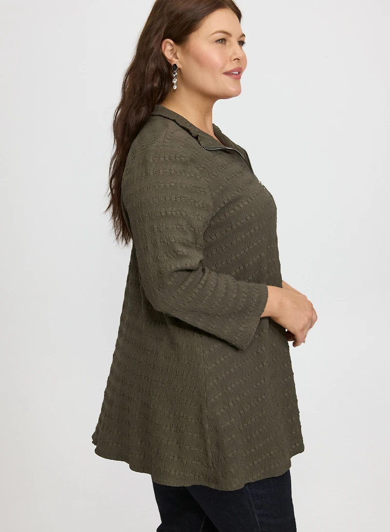 Joseph Ribkoff - Bubble Knit Tunic Top