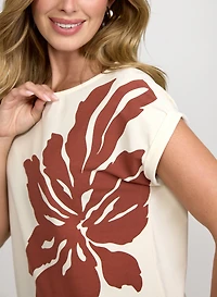 T-shirt à imprimé floral