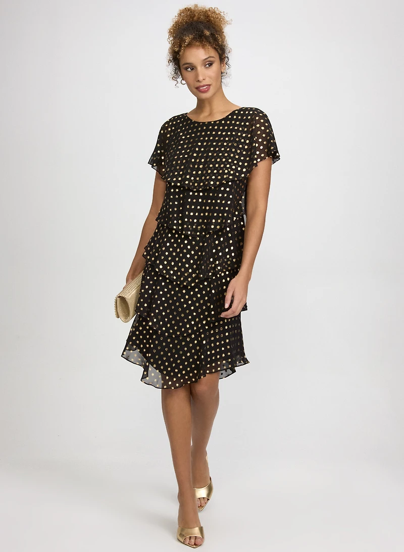 Polka Dot Tiered Dress