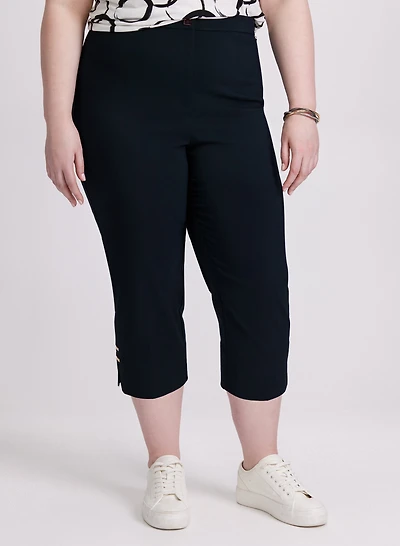 High-Rise Bengaline Capris