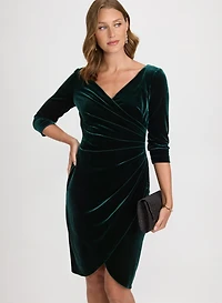 Fitted Velvet Dress