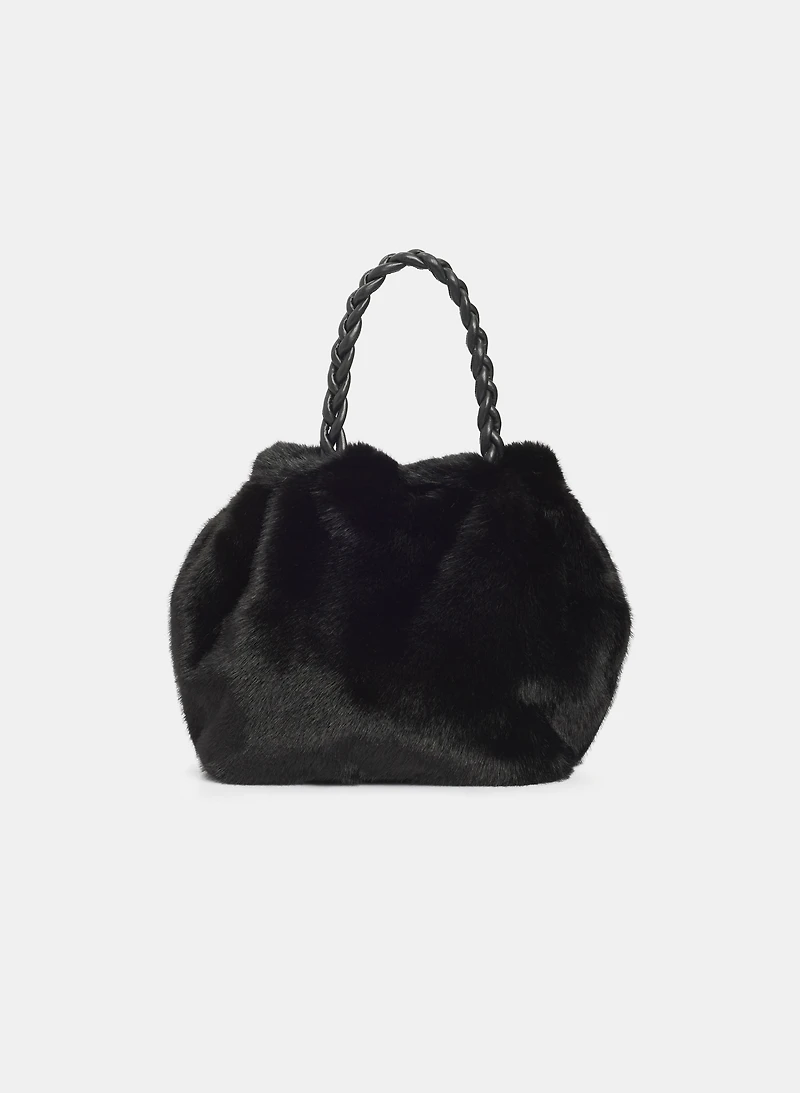 Faux Fur Handbag