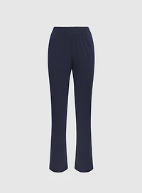 Ensemble de haut en chiffon et pantalon jersey