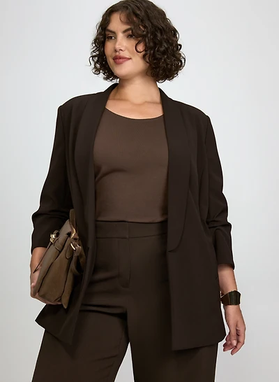 Blazer à manches 3/4