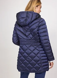 Manteau matelassé à capuche