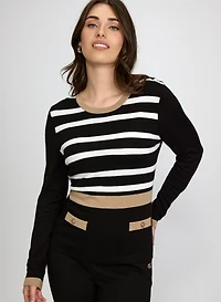 Pull à rayures