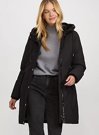 Quilted Water-Repellent Coat