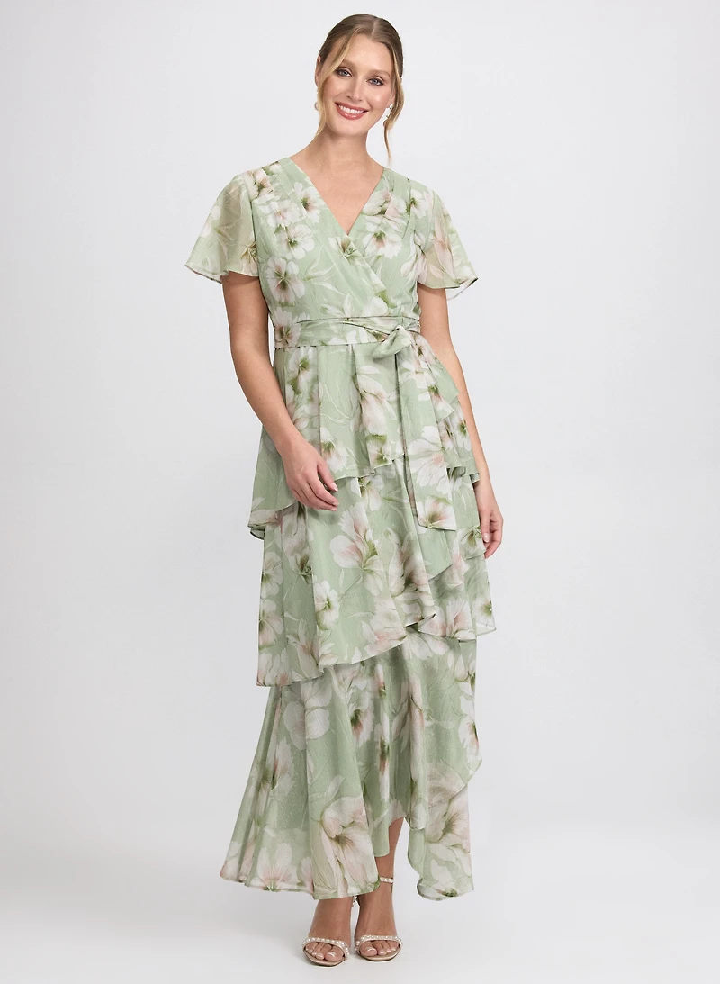 Floral Tiered Dress