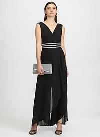 Crepe & Chiffon Jumpsuit