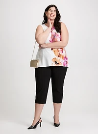 Haut sans manches et pantalon avec fente latérale