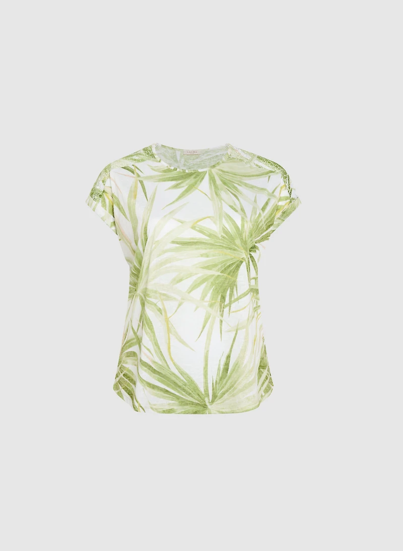 Tropical Print T-Shirt