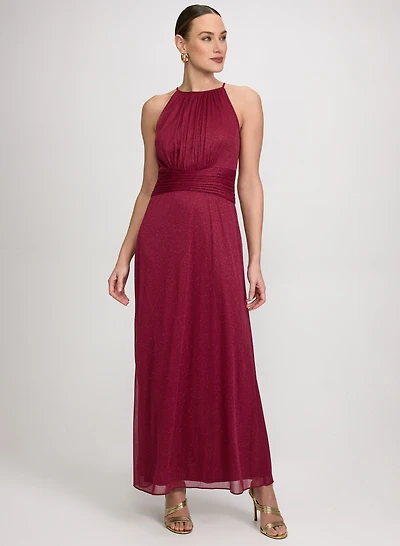 Robe licou scintillante