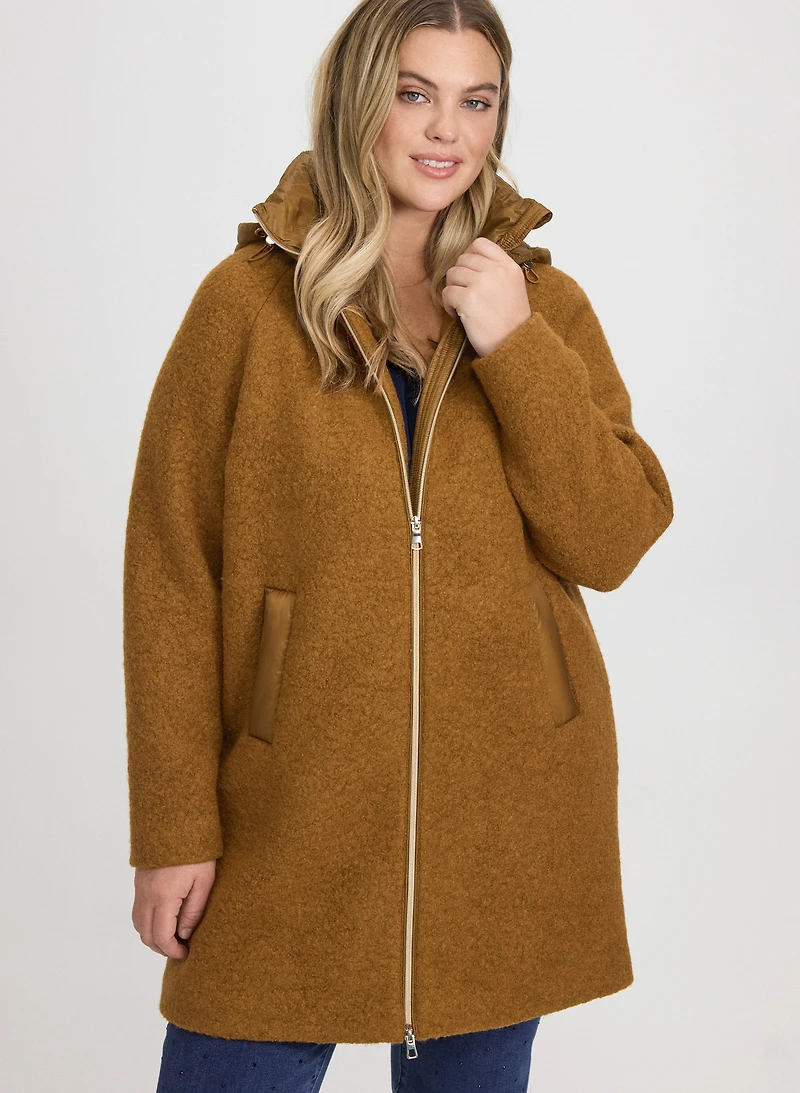 Manteau en mélange de laine