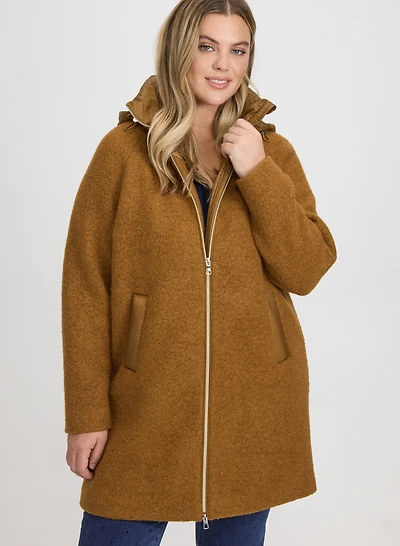 Manteau en mélange de laine