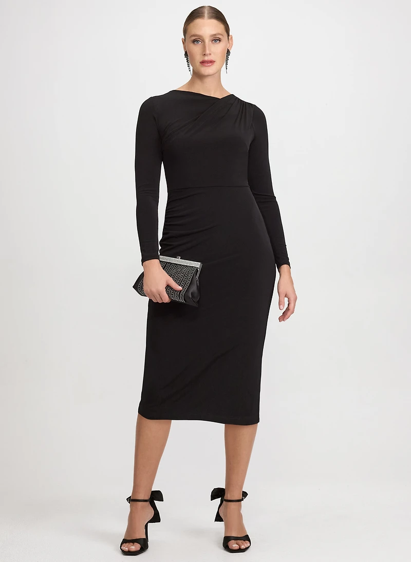 Jersey Asymmetric Dress