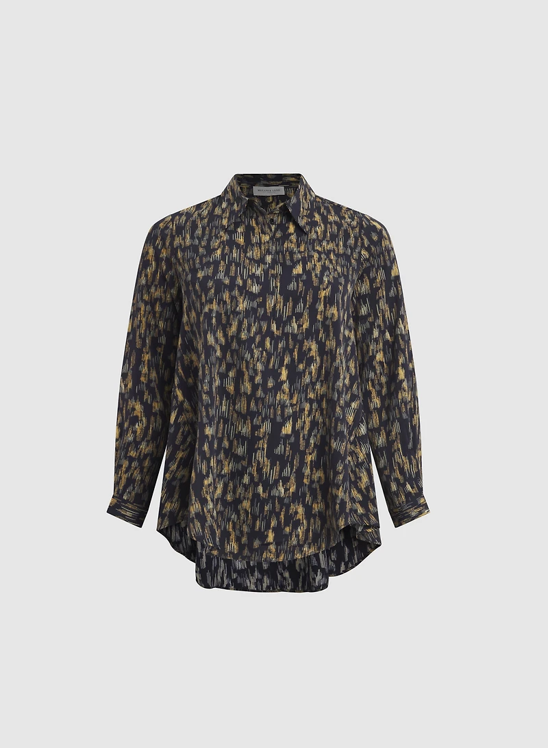 Abstract Print Blouse