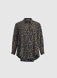 Abstract Print Blouse