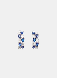 Boucles d'oreilles à cristaux