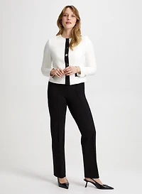 Contrast Jacket & Pull-On Pants