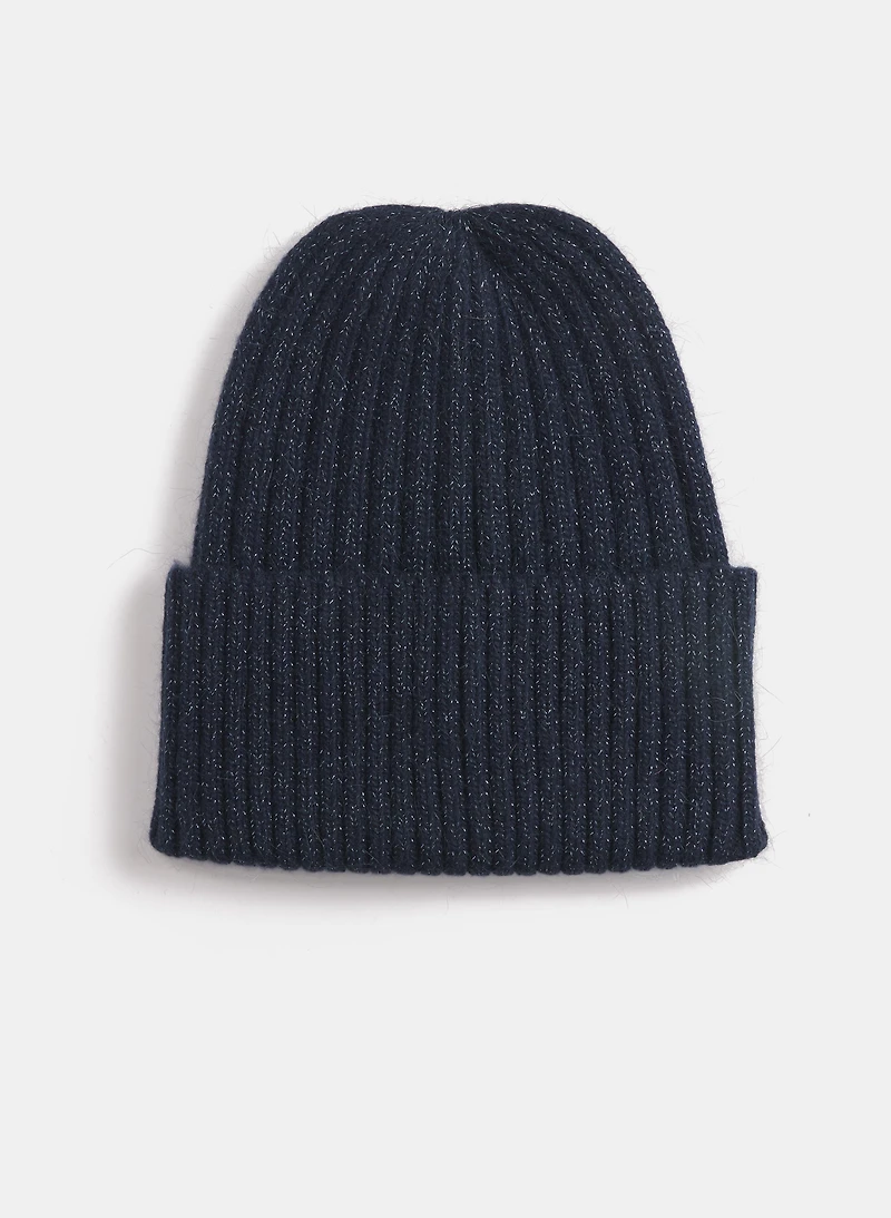Metallic Ribbed Tuque