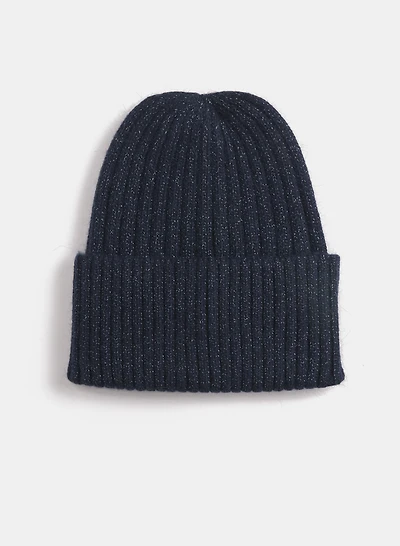 Metallic Ribbed Tuque