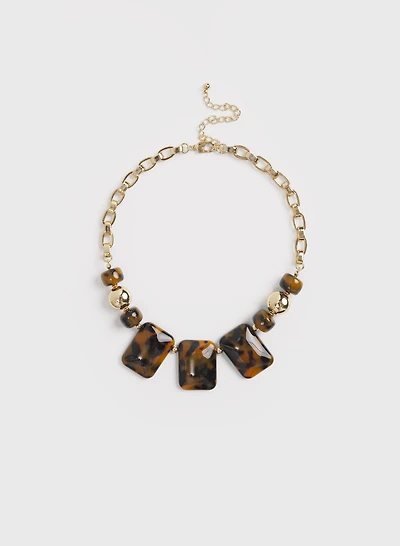 Resin & Bead Necklace
