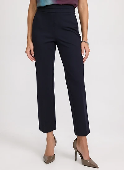 Pantalon Ava droit en point de Rome