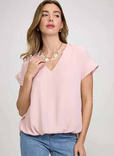 Bubble Hem Blouse