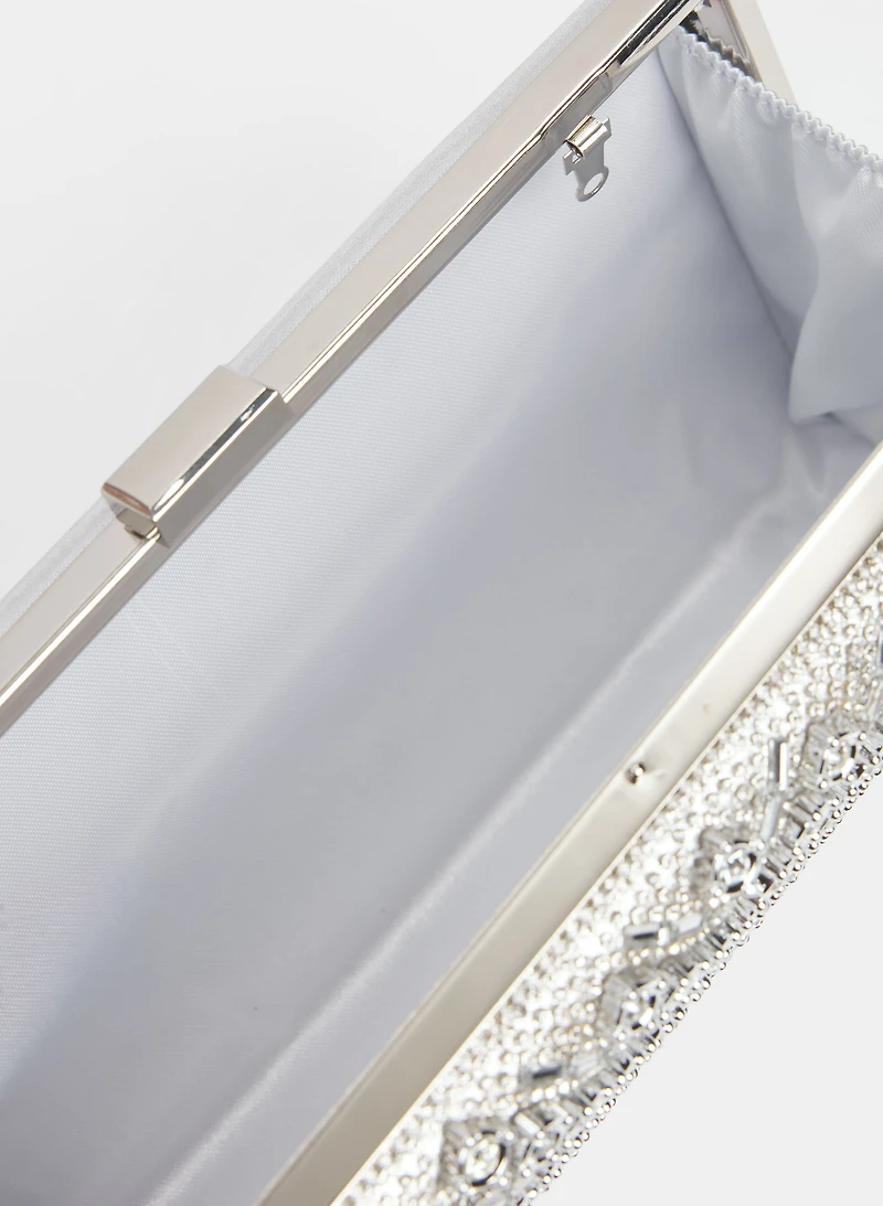 Crystal Embellished Clutch