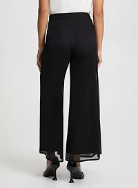 Pantalon Olivia large en chiffon