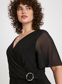 Jersey Slit Dress
